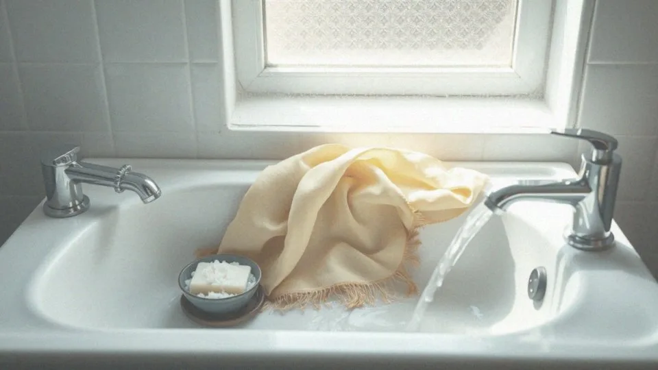 Jakie są sposoby na pranie pożółkłego jedwabiu?