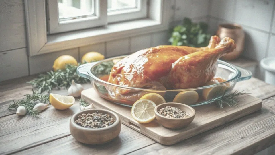 Jak marynować udziec z indyka przed pieczeniem?
