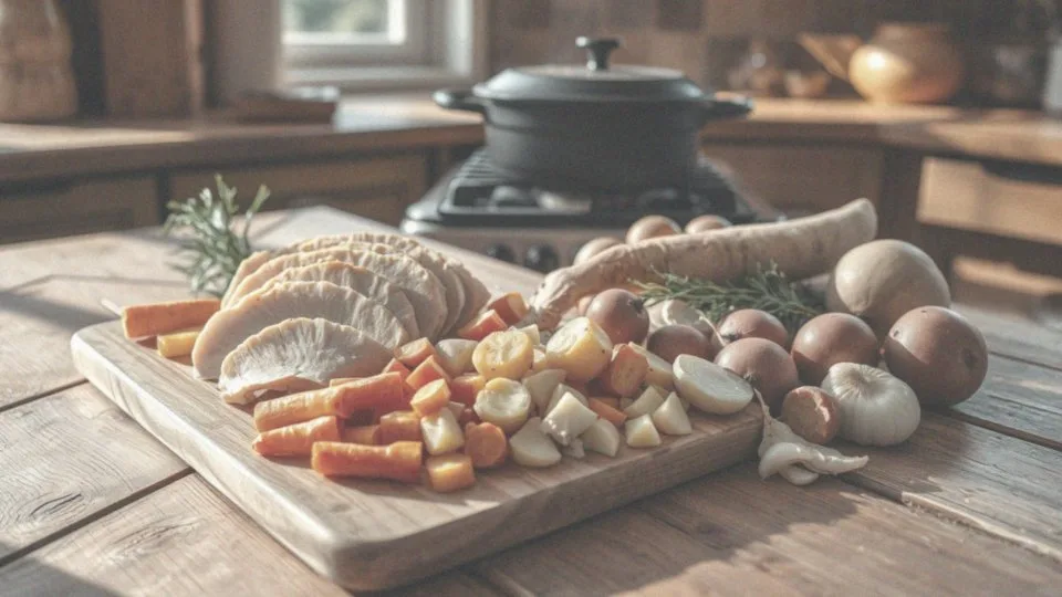 Jakie są typowe przepisy z piersią z indyka z warzywami?