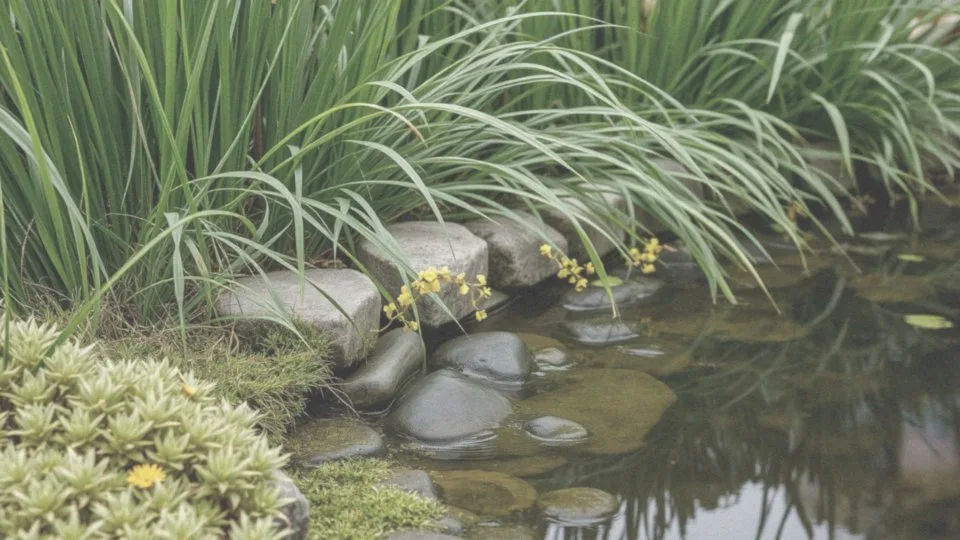 Jakie rośliny maskujące sprawdzają się na brzegach oczka wodnego?