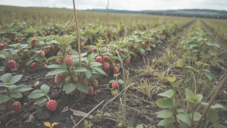 Jakie chwasty są problematyczne w uprawach malin jesiennych?