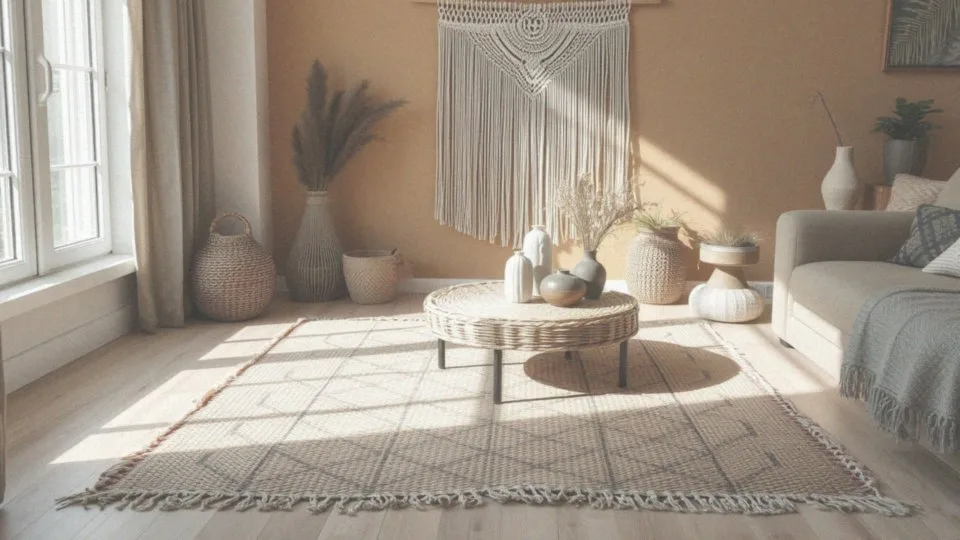 Jakie dywany będą odpowiednie do salonu w stylu boho?