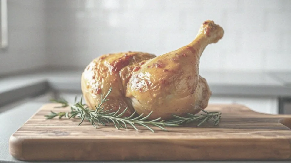 Jakie są wartości energetyczne udźca z indyka pieczonego?