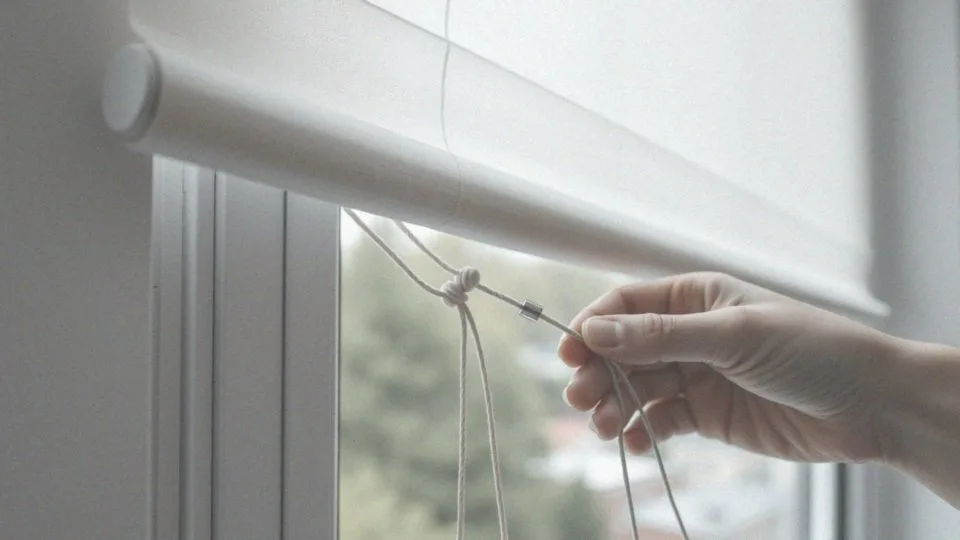 Jak naprawić zerwany łańcuszek w roletach dzień noc?