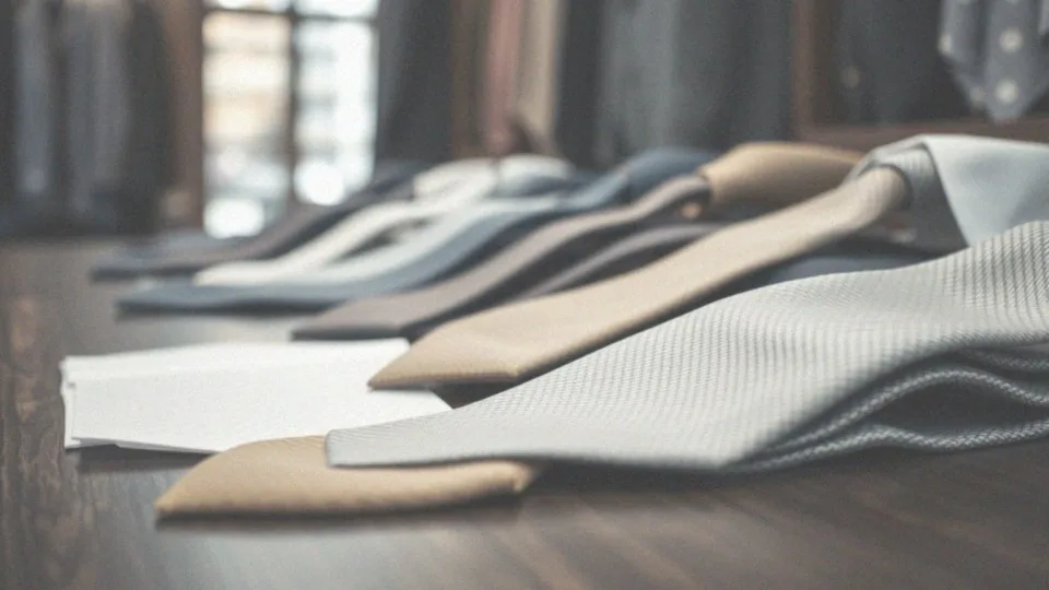 Jaki materiał krawatu najlepiej sprawdzi się z koszulą w kropki?