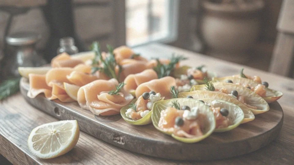 Jak przygotować przystawki z łososia na zimno?