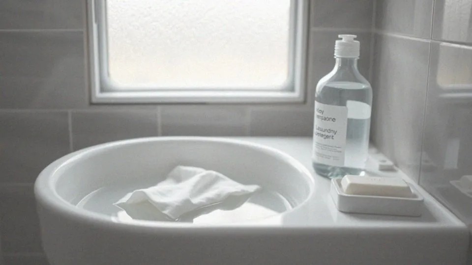 Jakie są zalecenia dotyczące prania ręcznego z płynem do prania lnu?