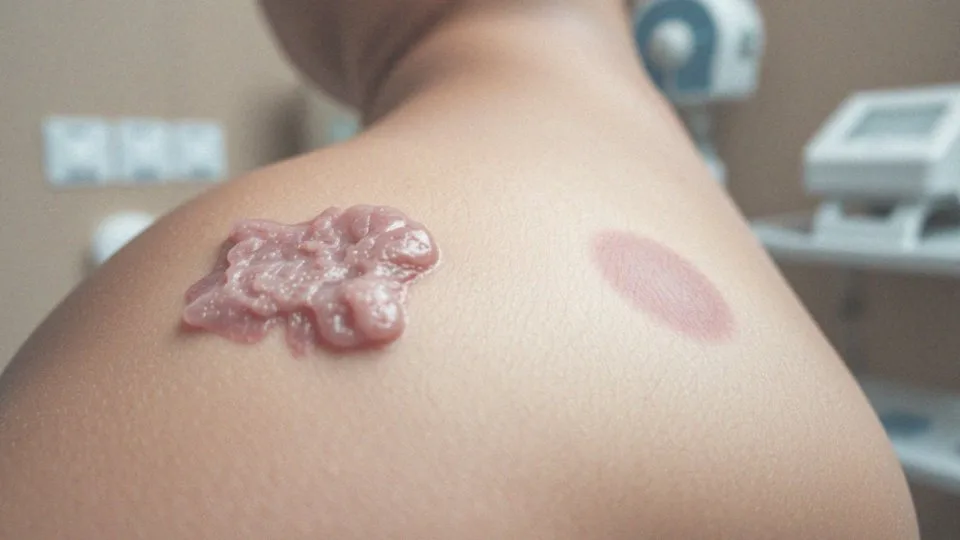 Jakie są różnice między bliznowcem a blizną przerostową?