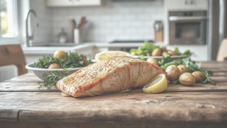 Jak podawać aromatycznego łososia z piekarnika?