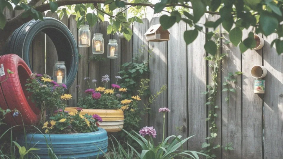 Jakie dekoracje ogrodowe można stworzyć z recyklingu?