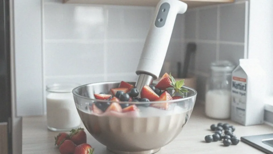 Jak używać blendera ręcznego do przygotowywania koktajli?