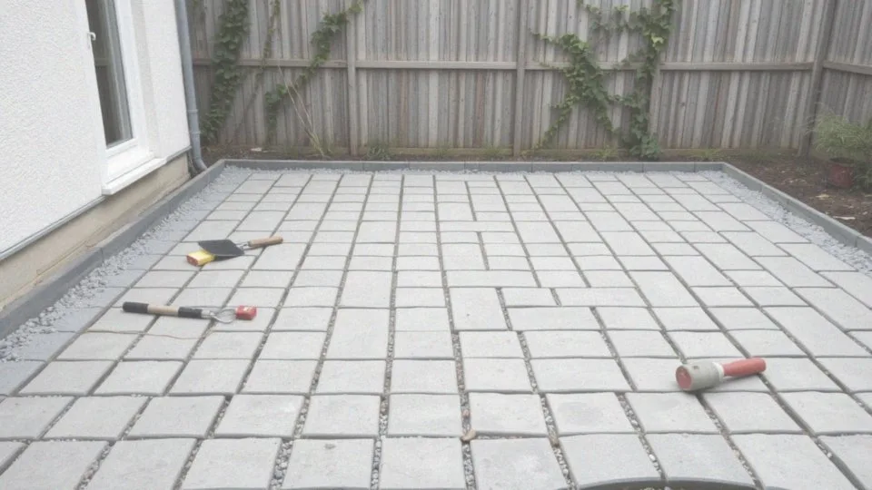 Jakie są opcje na tani taras z kostki brukowej?