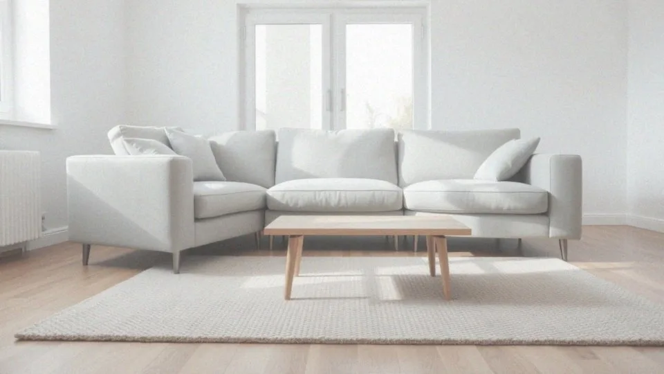 Jakie są zasady dotyczące umieszczania dywanu pod kanapą?