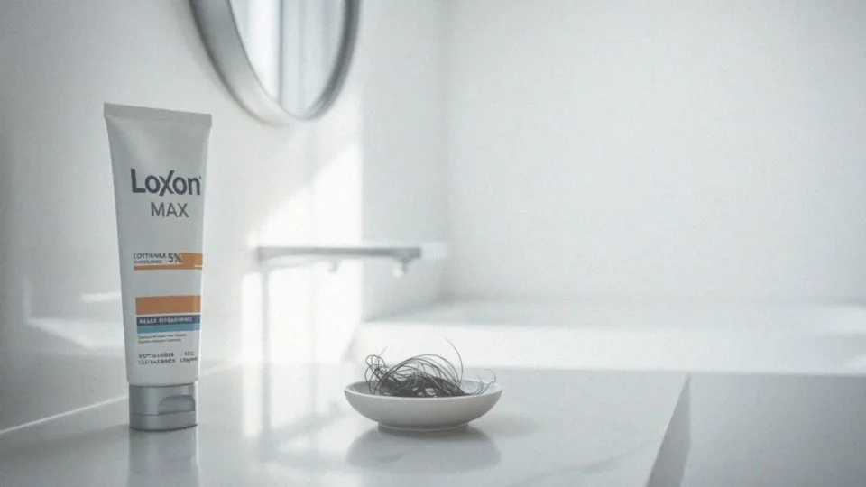Jak długo należy stosować Loxon Max 5% do uzyskania efektów?