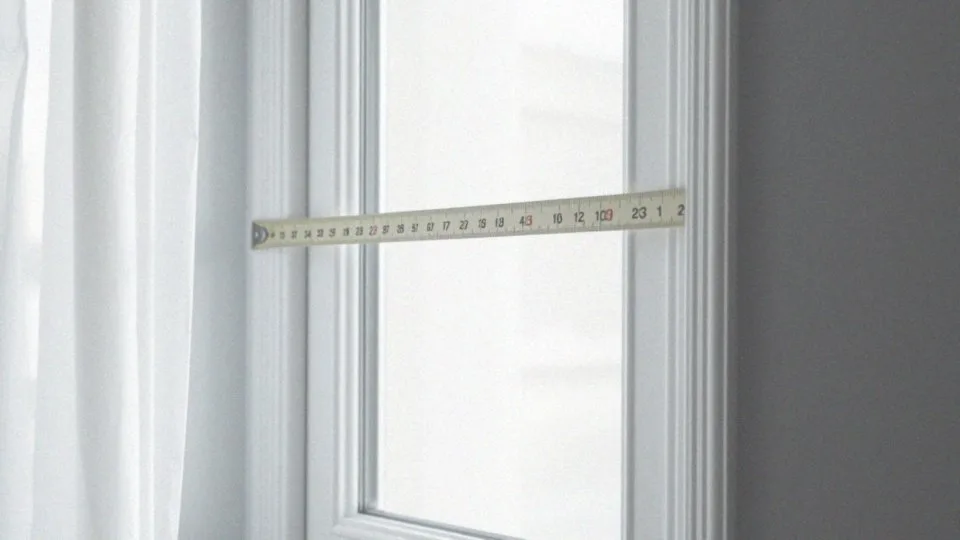 Jak zmierzyć długość okna do rolet?