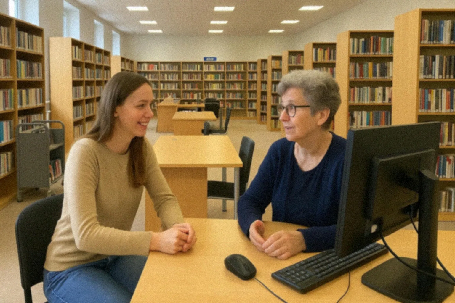 Wykład dla seniorów w Bibliotece Lubartów na temat świadomych decyzji finansowych