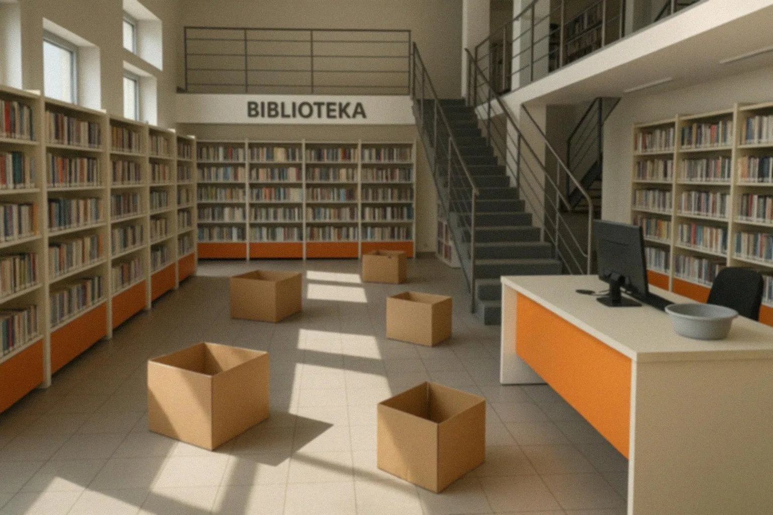 Pierwszoklasiści z Lubartowa w Bibliotece na Lekcjach Bibliotecznych