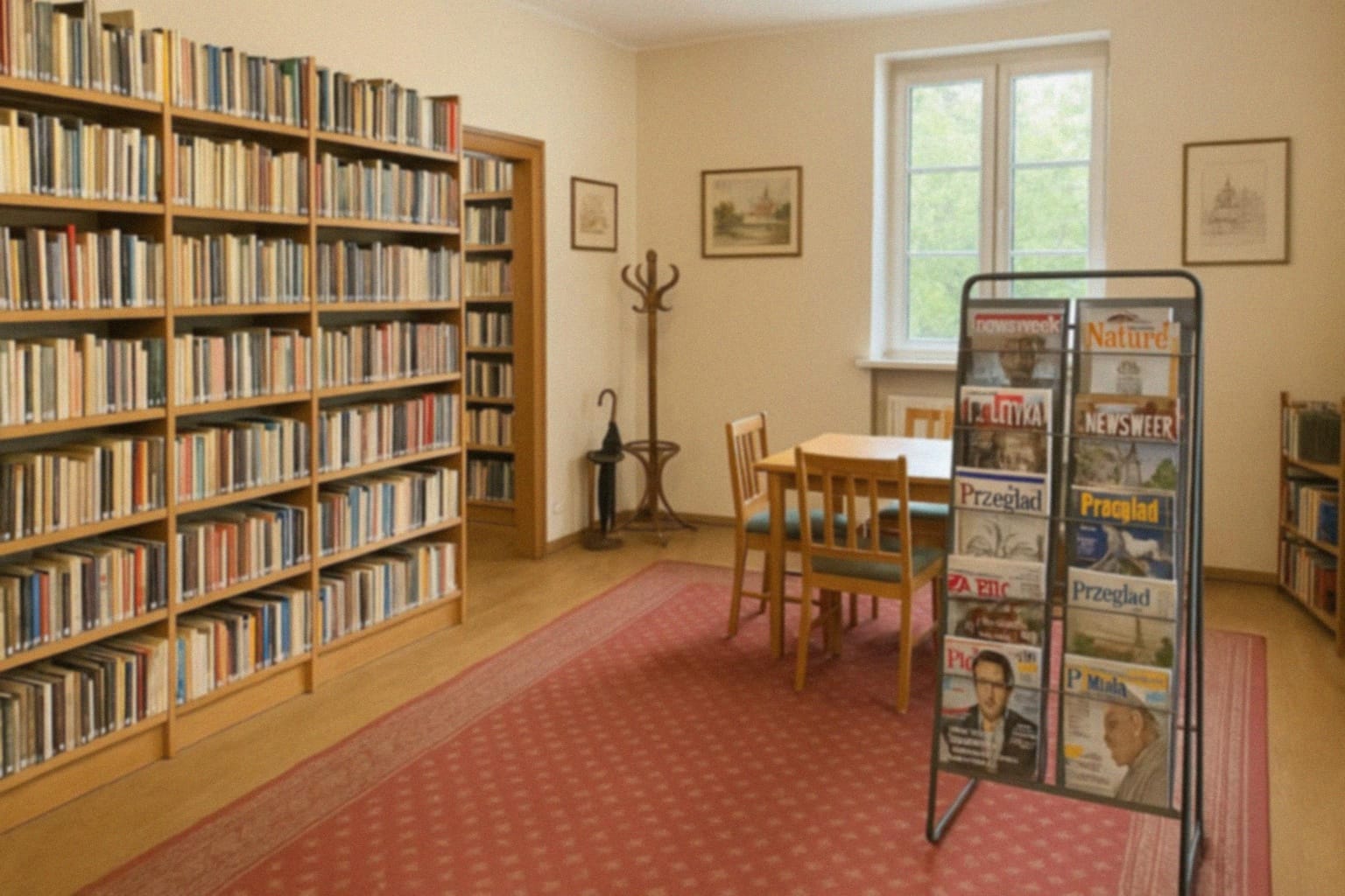 Inspirujące spotkanie młodzieży podczas wymiany polsko-węgierskiej w bibliotece